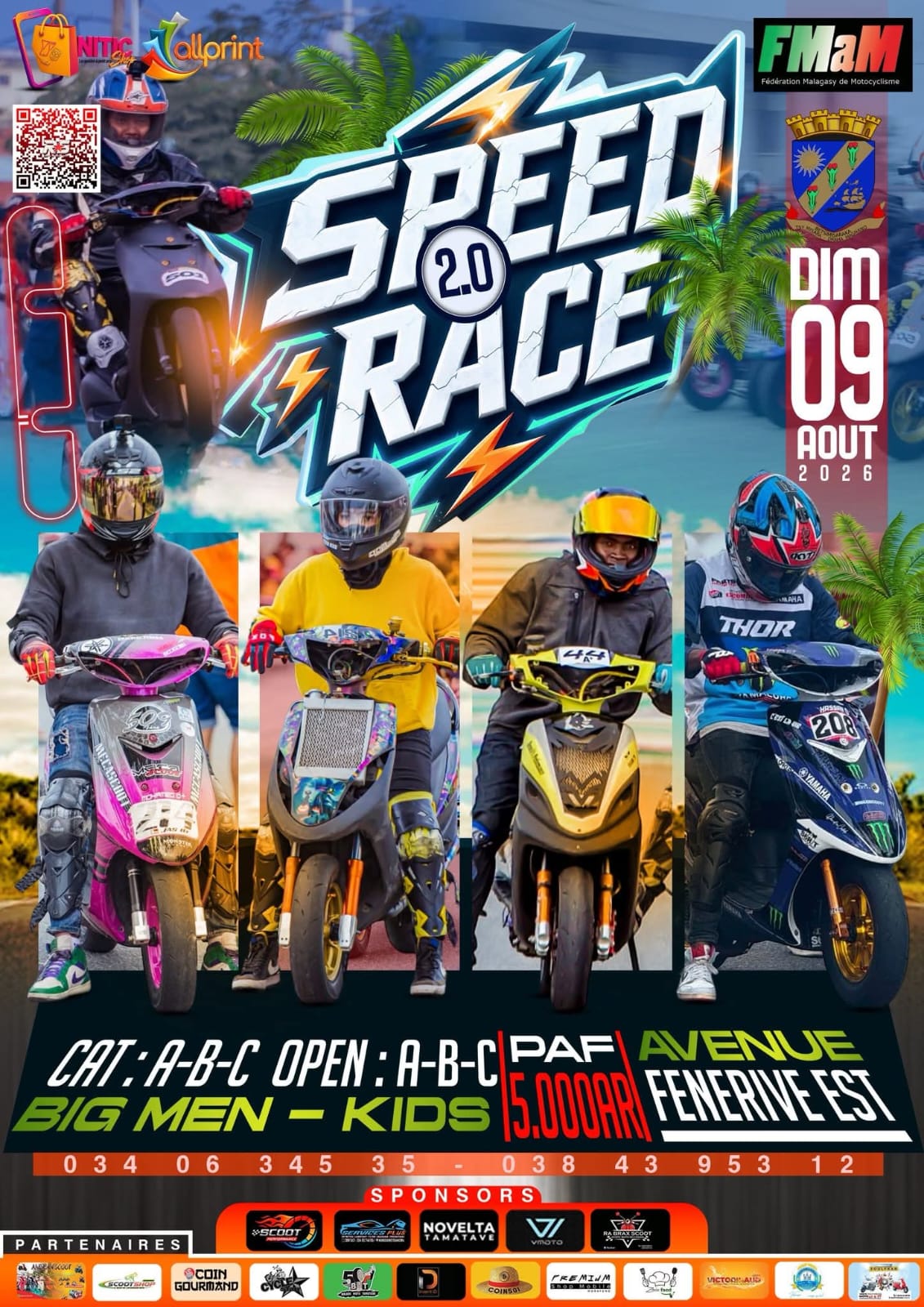 Droit d'organisation Speed race  (réservé aux organisateurs)